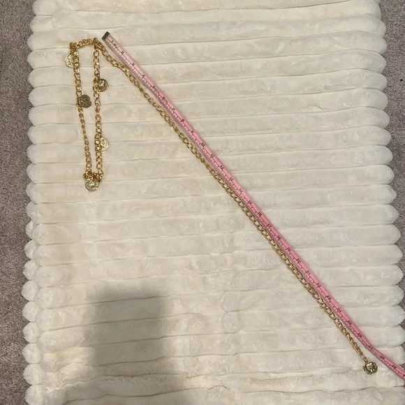 Gold coin chain link belt - Picture 4 of 5